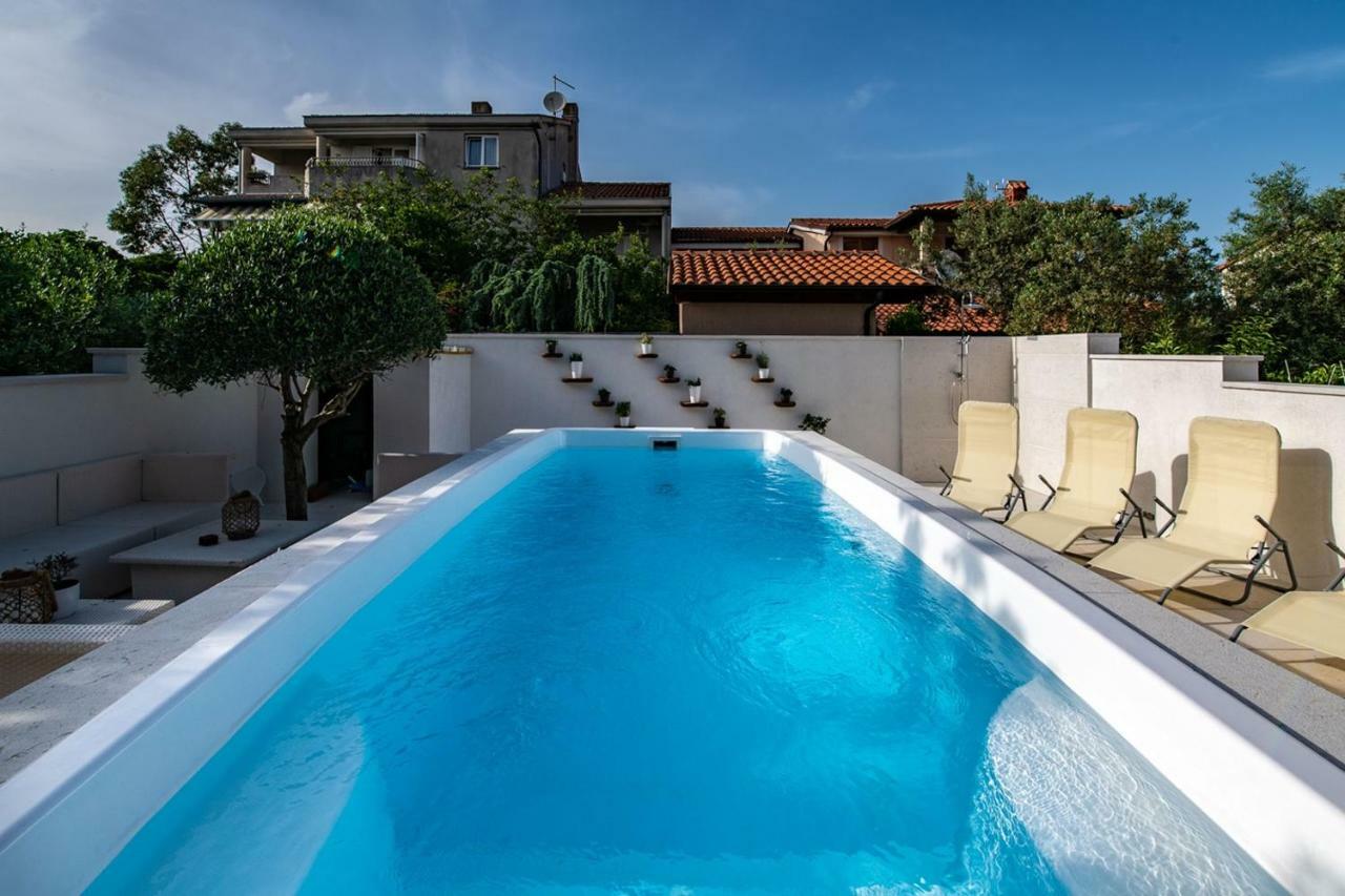 Cave Romane Apartment With Private Pool And Sea View Vinkuran Exterior photo